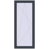 Pricing Tilt-and-Turn 900x2000 mm REHAU ENERGY-SAVING SYNEGO MD ANTHRACITE_GREY_STRUKTURAL two-sided