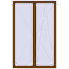 Pricing Tilt-and-Turn 1500x2300 mm REHAU ENERGY-SAVING SYNEGO MD WALNUT two-sided