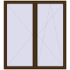 Pricing Tilt-and-Turn 2000x2200 mm REHAU ENERGY-SAVING SYNEGO MD DARK_OAK two-sided