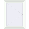 Pricing Tilt-and-Turn 850x1200 mm REHAU ENERGY-SAVING SYNEGO MD RAL 9016 Traffic white two-sided