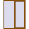 Pricing Tilt-and-Turn 1700x2200 mm REHAU ENERGY-SAVING SYNEGO MD GOLDEN OAK two-sided