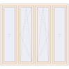 Ustalenie cen Okna skrzydłowe 2000x1800 mm REHAU OPTIMUM EURO-DESIGN 70 CREAME_WHITE_50L-2 dwustronny