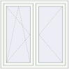 Pricing Tilt-and-Turn 1200x1200 mm KORSA OPTIMUM REHAU EURO 70