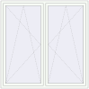 Pricing Tilt-and-Turn 1800x1800 mm REHAU OPTIMUM EURO-DESIGN 70 RAL 9016 Traffic white two-sided
