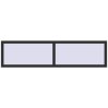 Pricing Tilt-and-Turn 2000x500 mm REHAU OPTIMUM EURO-DESIGN 70 ANTHRACITE_GREY_GLATT two-sided