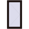 Pricing Tilt-and-Turn 775x1470 mm REHAU OPTIMUM EURO-DESIGN 70 BLACK_BROWN two-sided