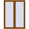 Pricing Tilt-and-Turn 1500x2000 mm REHAU OPTIMUM EURO-DESIGN 70 GOLDEN OAK two-sided