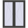 Ustalenie cen Okna skrzydłowe 1290x1535 mm REHAU ENERGY-SAVING SYNEGO MD BASALT_GREY zewnętrzny
