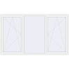 Pricing Tilt-and-Turn 2660x1580 mm REHAU OPTIMUM EURO-DESIGN 70 RAL 9016 Traffic white two-sided