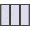 Ustalenie cen Okna skrzydłowe 3000x2300 mm REHAU ENERGY-SAVING SYNEGO MD BASALT_GREY dwustronny