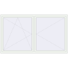 Pricing Tilt-and-Turn 2430x1400 mm REHAU ENERGY-SAVING SYNEGO MD RAL 9016 Traffic white two-sided