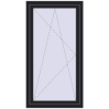 Pricing Tilt-and-Turn 800x1500 mm REHAU OPTIMUM EURO-DESIGN 70 BLACK_ULTI-MATT external