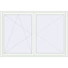 Pricing Tilt-and-Turn 1980x1350 mm REHAU ENERGY-SAVING SYNEGO MD RAL 9016 Traffic white two-sided