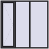 Pricing Tilt-and-Turn 1800x1800 mm REHAU ENERGY-SAVING SYNEGO MD BLACK_ULTI-MATT two-sided