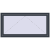 Pricing Tilt-and-Turn 1550x780 mm REHAU OPTIMUM EURO-DESIGN 70 ANTHRACITE_GREY_STRUKTURAL two-sided
