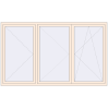 Ustalenie cen Okna skrzydłowe 2500x1500 mm REHAU OPTIMUM EURO-DESIGN 70 CREAME_WHITE_50L-2 dwustronny