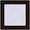 Pricing Tilt-and-Turn 750x750 mm REHAU OPTIMUM EURO-DESIGN 70 BLACK_BROWN two-sided