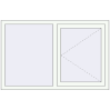 Pricing Tilt-and-Turn 1400x900 mm REHAU OPTIMUM EURO-DESIGN 70 RAL 9016 Traffic white two-sided