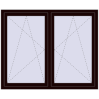 Ustalenie cen Okna skrzydłowe 1620x1310 mm REHAU ENERGY-SAVING SYNEGO MD CHOCOLATE_BROWN dwustronny