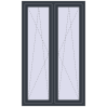 Pricing Tilt-and-Turn 1048x1731 mm REHAU OPTIMUM EURO-DESIGN 70 ANTHRACITE_GREY_STRUKTURAL external
