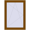 Pricing Tilt-and-Turn 1000x1400 mm REHAU OPTIMUM EURO-DESIGN 70 GOLDEN OAK external