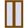 Pricing Tilt-and-Turn 1000x1500 mm REHAU OPTIMUM EURO-DESIGN 70 GOLDEN OAK two-sided