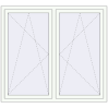 Pricing Tilt-and-Turn 1600x1400 mm REHAU BRILLANT DESIGN RAL 9016 Traffic white two-sided