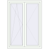 Pricing Tilt-and-Turn 1100x1550 mm REHAU OPTIMUM EURO-DESIGN 70 RAL 9016 Traffic white two-sided