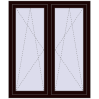 Ustalenie cen Okna skrzydłowe 1230x1355 mm REHAU ENERGY-SAVING SYNEGO MD CHOCOLATE_BROWN dwustronny