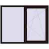 Pricing Tilt-and-Turn 1600x1270 mm REHAU OPTIMUM EURO-DESIGN 70 BLACK_BROWN external