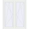 Pricing Tilt-and-Turn 1170x1440 mm REHAU OPTIMUM EURO-DESIGN 70 RAL 9016 Traffic white two-sided
