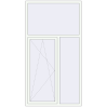 Pricing Tilt-and-Turn 1240x2330 mm REHAU OPTIMUM EURO-DESIGN 70 RAL 9016 Traffic white two-sided