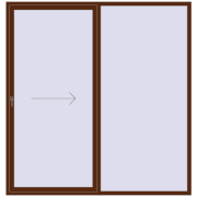 REHAU SYNEGO SLIDE 2300x2400 mm MACORE two-sided