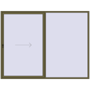 Przesuwane drzwi tarasowe 3000x2300 mm PATIO DOOR REHAU SYNEGO QUARTZ_GREY dwustronny