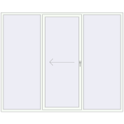 Przesuwane drzwi tarasowe 2700x2200 mm PATIO DOOR REHAU SYNEGO RAL 9016 Traffic white dwustronny Przesuwane drzwi tarasowe 2700x2200 mm PATIO DOOR REHAU SYNEGO RAL 9016 Traffic white dwustronny