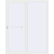 REHAU GENEO HST 2000x2500 mm GOLDEN OAK external