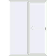REHAU GENEO HST 1800x2600 mm RAL 9016 Traffic white two-sided