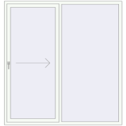 PATIO DOOR REHAU SYNEGO 1900x2000 mm PATIO DOOR REHAU SYNEGO 1900x2000 mm