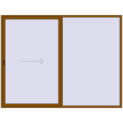 REHAU GENEO HST 3000x2300 mm GOLDEN OAK two-sided