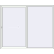 PATIO DOOR REHAU BRILLANT DESIGN 2700x2200 mm ANTHRACITE_GREY_STRUKTURAL external