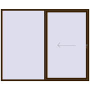 REHAU GENEO HST 2700x2200 mm DARK_OAK two-sided