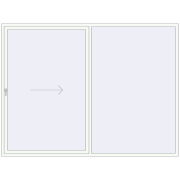 REHAU GENEO HST 3000x2250 mm RAL 9016 Traffic white two-sided