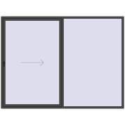 REHAU GENEO HST 3000x2250 mm BASALT_GREY two-sided