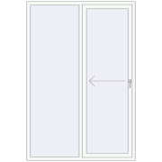 REHAU SYNEGO SLIDE 1500x2200 mm GOLDEN OAK external