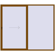 Przesuwane drzwi tarasowe 2800x2400 mm REHAU GENEO HST GOLDEN OAK dwustronny Przesuwane drzwi tarasowe 2800x2400 mm REHAU GENEO HST GOLDEN OAK dwustronny