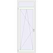 Balcony doors 800x2300 mm BALCONY DOOR REHAU EURO 70 RAL 9016 Traffic white two-sided Balcony doors 800x2300 mm BALCONY DOOR REHAU EURO 70 RAL 9016 Traffic white two-sided