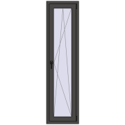 Drzwi balkonowe 500x1900 mm BALCONY DOOR REHAU EURO 70 BASALT_GREY dwustronny Drzwi balkonowe 500x1900 mm BALCONY DOOR REHAU EURO 70 BASALT_GREY dwustronny