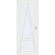 Drzwi balkonowe 840x2150 mm BALCONY DOOR REHAU EURO 70 RAL 9016 Traffic white dwustronny Drzwi balkonowe 840x2150 mm BALCONY DOOR REHAU EURO 70 RAL 9016 Traffic white dwustronny