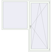 Drzwi balkonowe 2000x2100 mm BALCONY DOOR REHAU EURO 70 RAL 9016 Traffic white dwustronny Drzwi balkonowe 2000x2100 mm BALCONY DOOR REHAU EURO 70 RAL 9016 Traffic white dwustronny