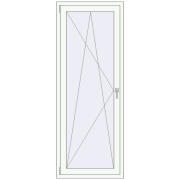 Drzwi balkonowe 800x2000 mm BALCONY DOOR REHAU SYNEGO RAL 9016 Traffic white dwustronny Drzwi balkonowe 800x2000 mm BALCONY DOOR REHAU SYNEGO RAL 9016 Traffic white dwustronny